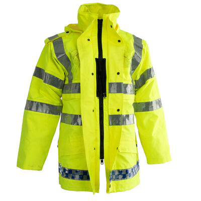 British Hi-Vis Police Rain Jacket